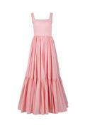 Continuum Open-Back Tiered Midi Dress - Anasua 