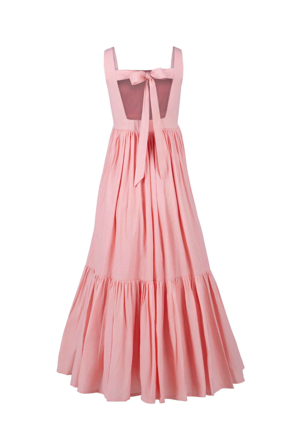 Continuum Open-Back Tiered Midi Dress - Anasua 