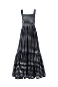 Continuum Open-Back Tiered Midi Dress - Anasua 