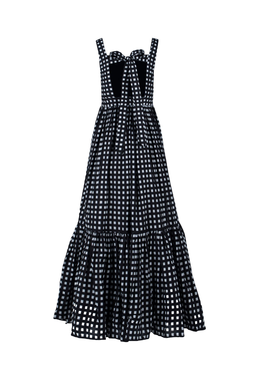 Continuum Open-Back Tiered Midi Dress - Anasua 