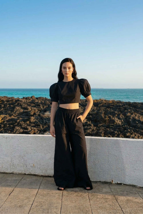 Black Cannes Trousers