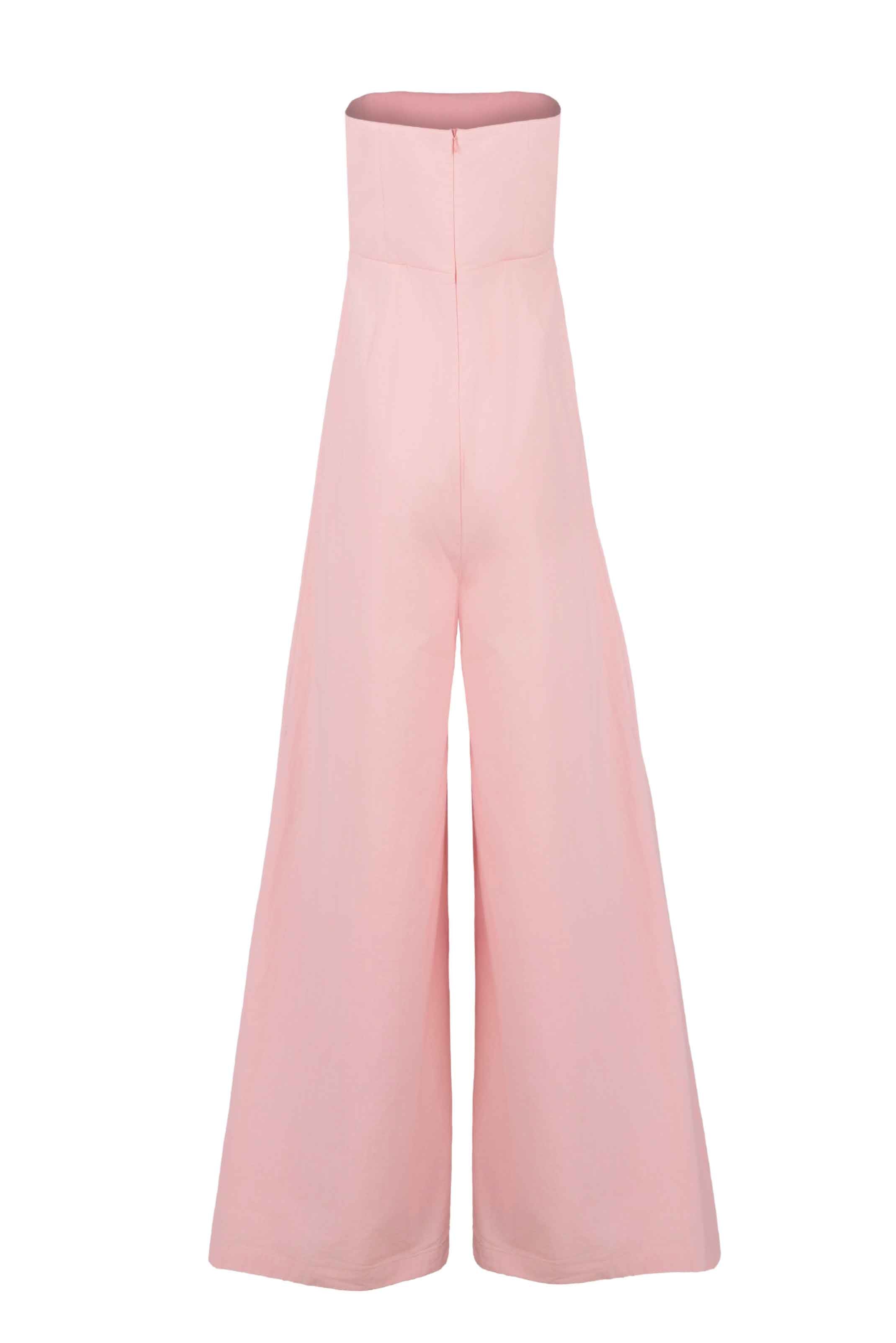 Continuum Strapless Column Jumpsuit - Anasua 