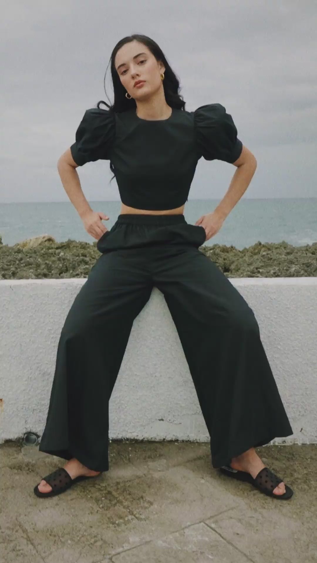 Continuum Tailored Wide-Leg Trousers